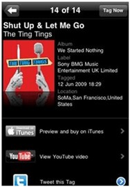 SHAZAM - DESCOBRINDO O NOME DA MÚSICA APRESENTADO O RESULTADO