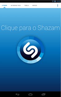 SHAZAM: DESCUBRA O NOME DA MÚSICA CLIQUE NO BOTÃO CENTRAL DO APLICATIVO