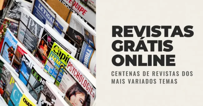 CENTENAS DE REVISTAS GRATUITAS DOS MAIS VARIADOS TEMAS