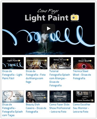 PLUGIN PARA CRIAR MINIATURAS - THUMBNAILS COM VIDEOS DO YOUTUBE
