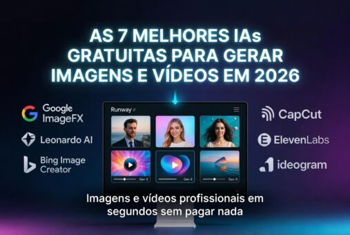 As 7 melhores IAs gratuitas para gerar imagens e vídeos em 2026 – tutorial completo com Google ImageFX, Leonardo AI, CapCut e mais