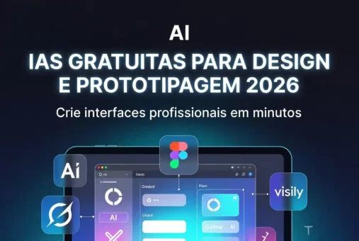 As Melhores IAs Gratuitas para Design e Prototipagem em 2026 – Comparativo de ferramentas de design com IA