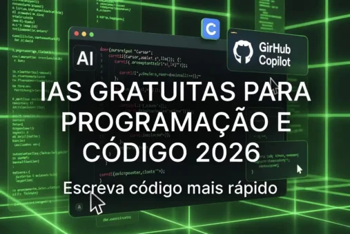 As Melhores IAs Gratuitas para Programação e Código em 2026 – Comparativo de ferramentas de coding