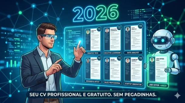 IA Gratuita para Criar Currículo em 2026: 6 Ferramentas para um CV Profissional!