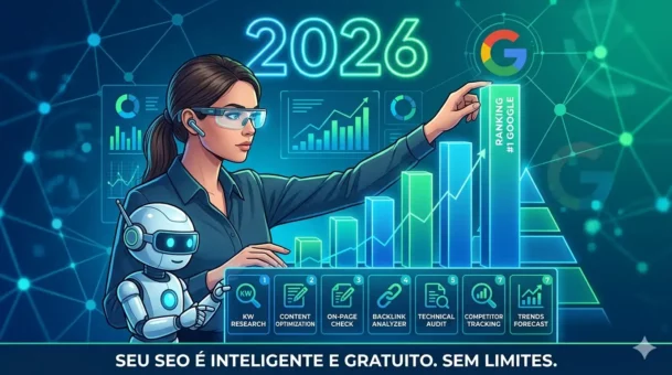 Melhores IAs Gratuitas para SEO e Ranking no Google (Guia 2026)