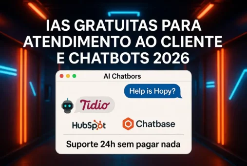IAs Gratuitas para Atendimento ao Cliente e Chatbots em 2026 – Ferramentas de chatbot com IA