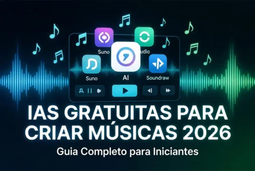IAs Gratuitas para Criar Músicas e Composições em 2026: Guia Completo para Iniciantes
