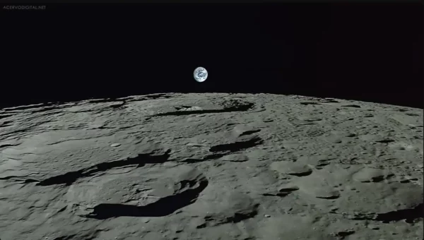Superfície da Lua em alta definição capturada pela sonda Kaguya JAXA
