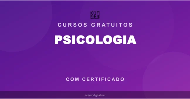Cursos gratuitos de psicologia online com certificado — lista atualizada 2026