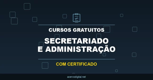 Cursos Gratuitos de Secretariado e Administração