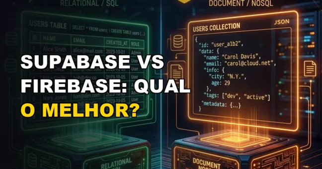 Supabase vs Firebase: Qual a melhor alternativa gratuita de banco de dados