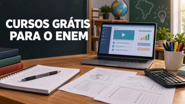 Cursos grátis para o Enem: preparação online com simulados e exercícios