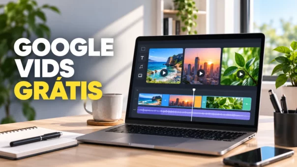 Google Vids grátis para criar vídeos com inteligência artificial
